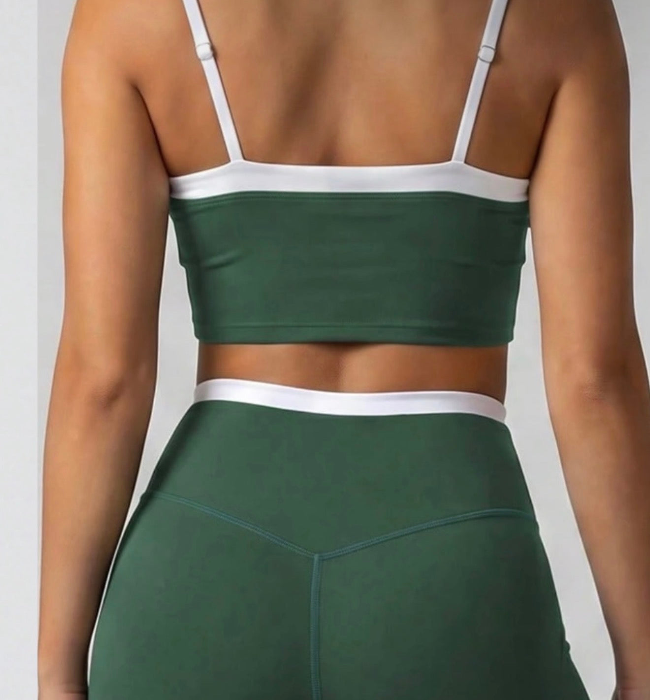 Soleties Women's Everyday Crop Tank - Forest Green [PRE-ORDER]