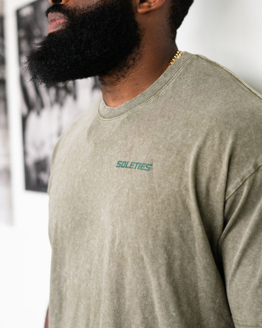 Soleties Legacy Oversized Tee - Sage Green [ PRE-ORDER]