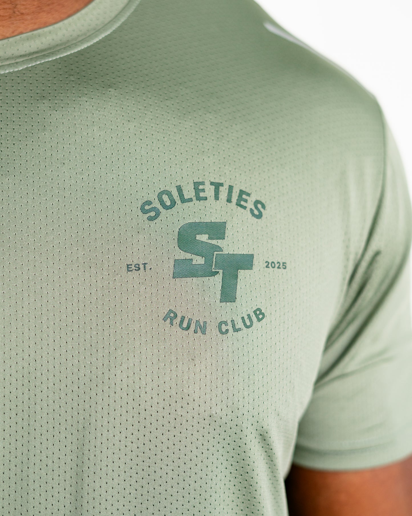 Soleties Performance Run Tee - Green [PRE-ORDER]